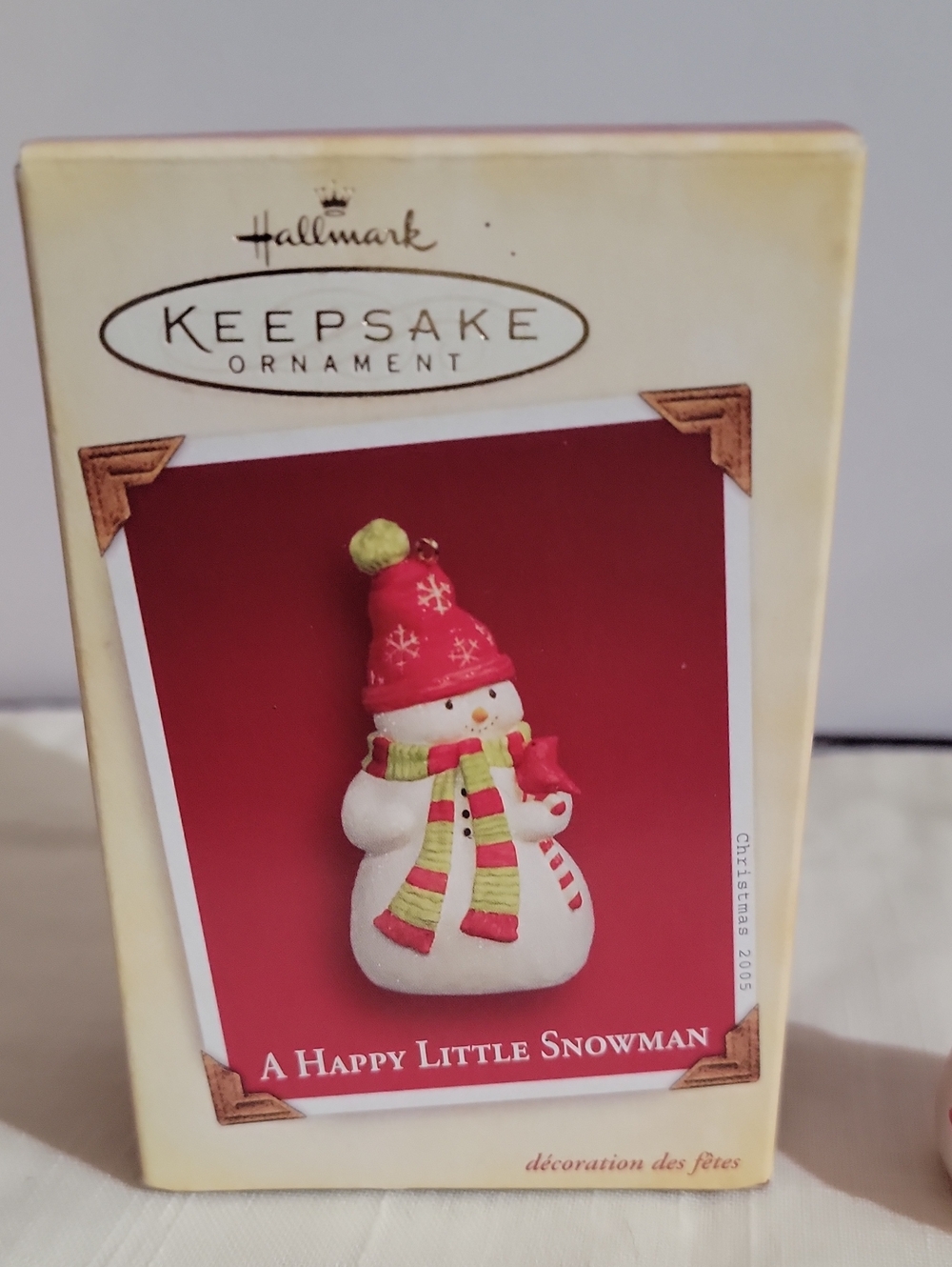 2005 Hallmark Keepsake Ornament -" A Happy Little Snowman"